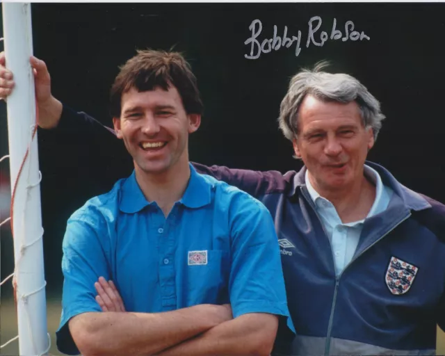 BOBBY ROBSON England Manager SIGNED 10x8 Autograph COA AFTAL Bryan AUTHENTIC