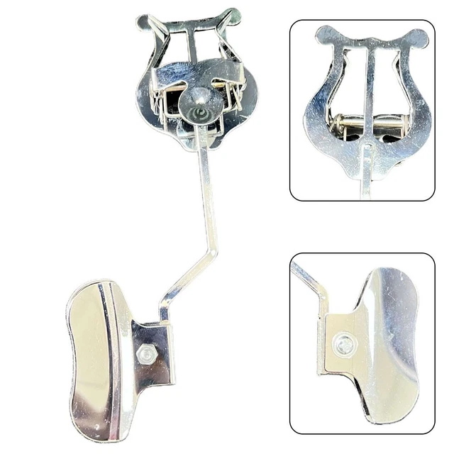 Sheet Clips 14*4.6*2cm Exquisite Workmanship Silver Standard Trumpet Practical