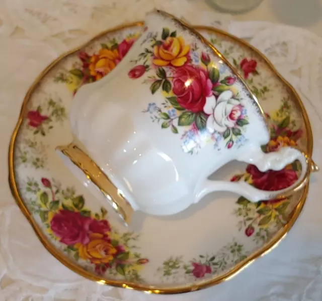 Vintage Fine Bone Teacup & Saucer by Royal Dover China Made in England