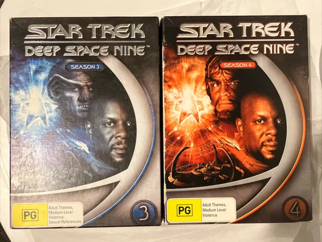 STAR TREK DEEP Space Nine Season 3 4 DVD Series Rare Aus Stock