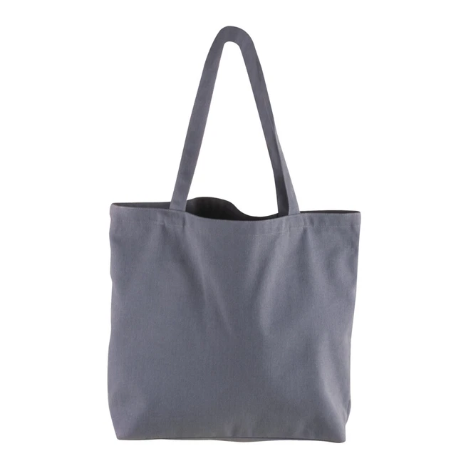 Einkaufstasche Basic Shopper, 46x35cm, 330g/m², grau, 1 Stück, Shoppingtasche