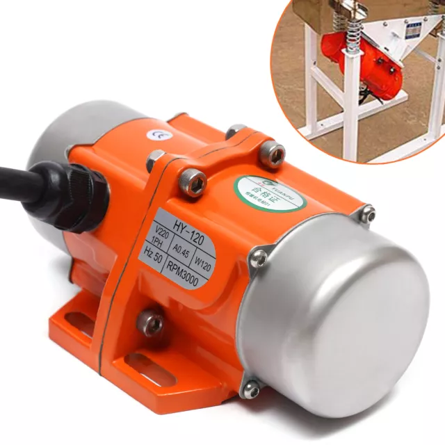 Vibratore asincrono motore vibrante 120 W 220 V motore 1 fase 3000 giri/min