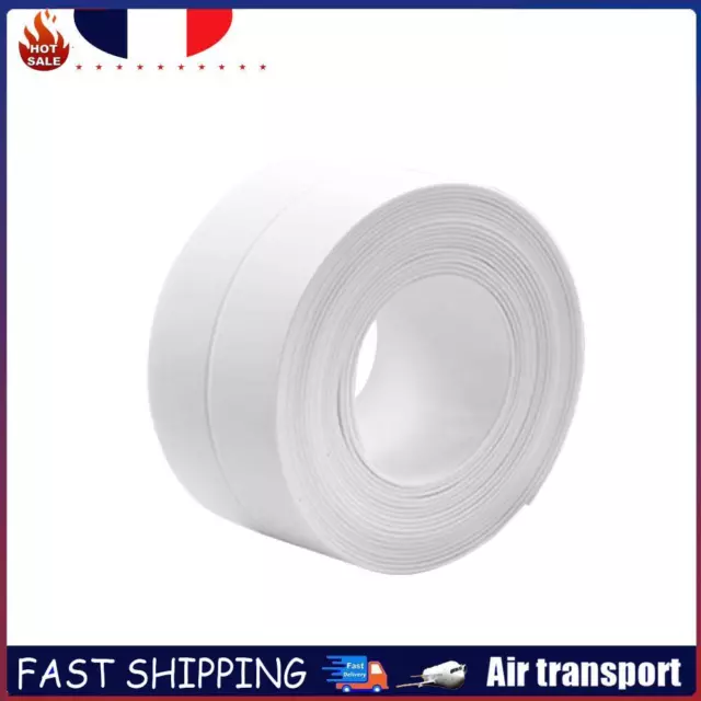 3.2m Sink Waterproof Sticker Anti-mold Bath Gap Self-adhesive Tape (White) FR