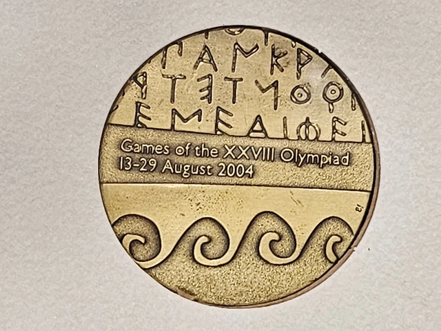 2004 Athens Olympic Games Participation Medal 2004 Athens Olympic Games Participation Medal