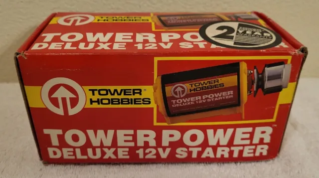VTG • Tower Hobbies • Tower Power Deluxe 12V Starter • TOWP0500 • NIB!!