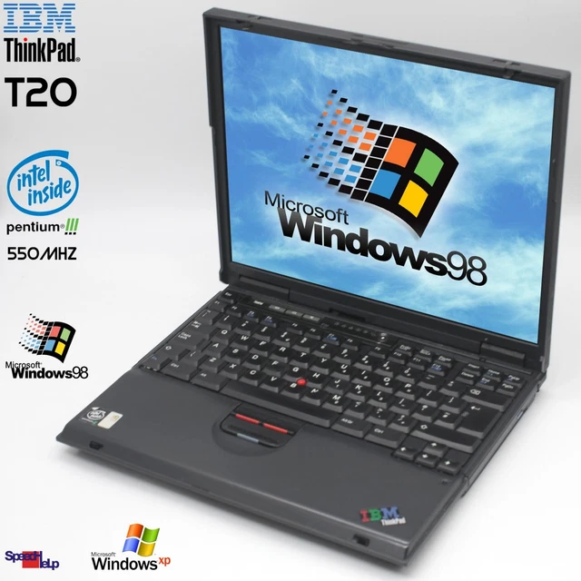 WINDOWS 2000 LAPTOP IBM Thinkpad T23 /Pentium III/1.20GHz/256MB
