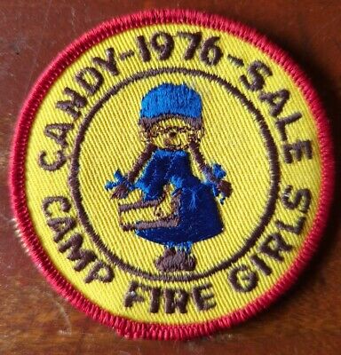 Vintage Camp Fire Girls Patch Camporee 1976 Never Been Sewn Campfire Candy Sale