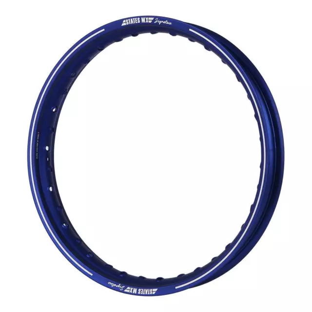 States MX 18 X 2.15 / 36H 2X/LHH Signature Blue Rim