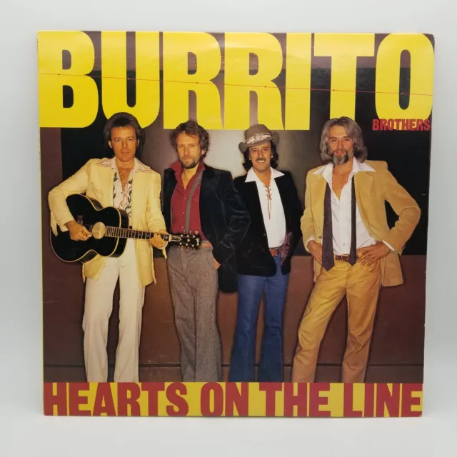 Burrito Brothers (Sneaky Pete) Hearts On The Line LP