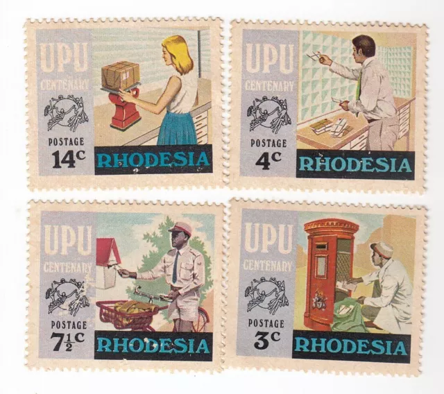 Rhodesia, Ensemble De 4 Timbres, MNH, Ah 595