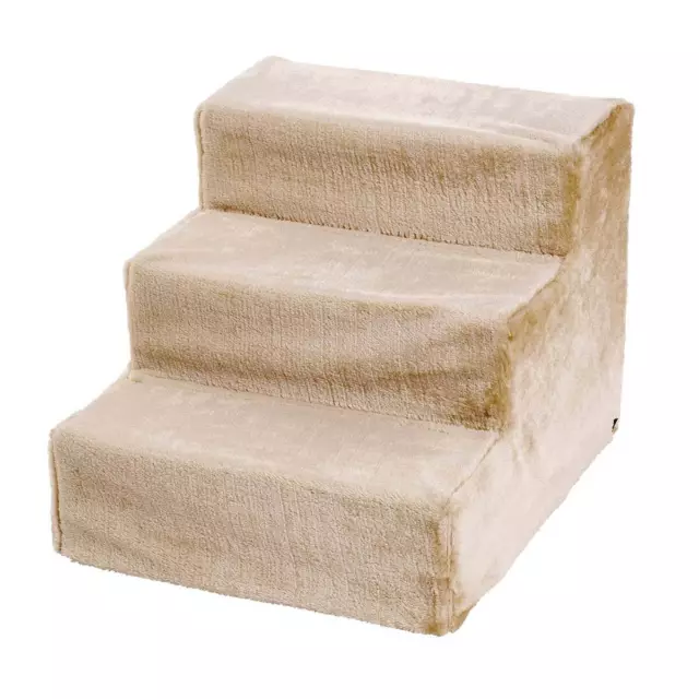 Karlie Easy Étape Escalier pour Chien Beige 42 x 41 X 30 CM Chien Animal Peluche