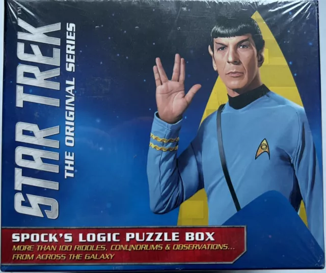 Star Trek Original Series - Spock's Logic Puzzle Box - Sealed & New