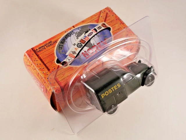 Citroën 2cv fourgonnette La Poste 1952 - Norev - 1/43 - Avec boîte et coquille