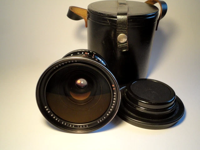 Carl Zeiss Jena Flektogon 4/50 RED MC MINT Condition Lens Pentacon Six Exakta 66