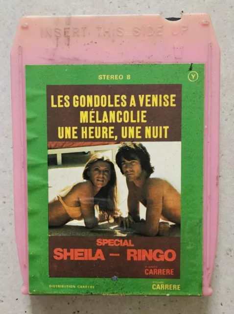 Rarissime Collector K7 8 pistes de Sheila et Ringo. 90015. Introuvable.