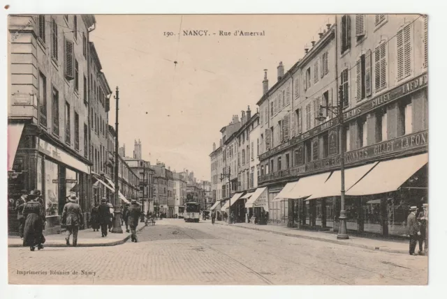 NANCY - Meurthe & Moselle - CPA 54 - Magasin Gillet lafont Rue d' Amerval