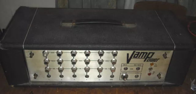 Vampower Audio Pack 100 PA head vintage valve amplifier tube guitar v amp vamp