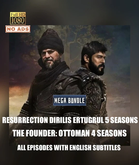 Dirilis Ertugrul * Kurulus Osman * 9 Seasons Complete * UNINTERRUPTED NO ADVERTS