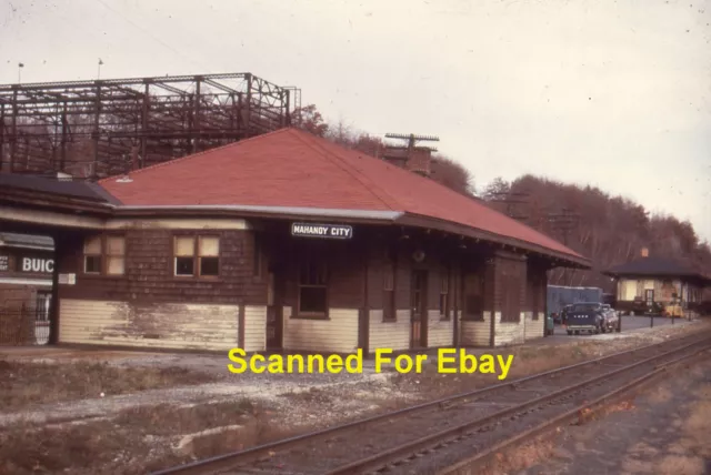 Mahanoy City Schuylkill Co. Pennsylvania Reading RDG Railroad Slide 1970