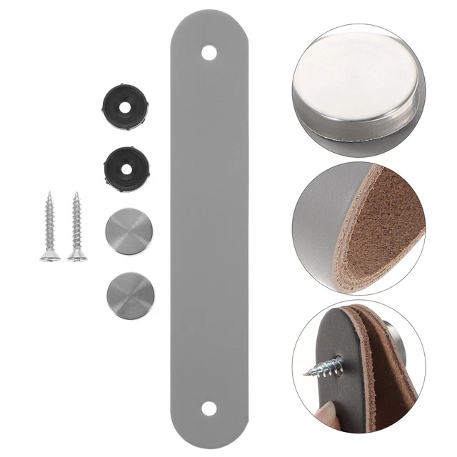 Leather Pull Cabinet Drawer Pull Dresser Pull Handle Wardrobe Cupboard Door