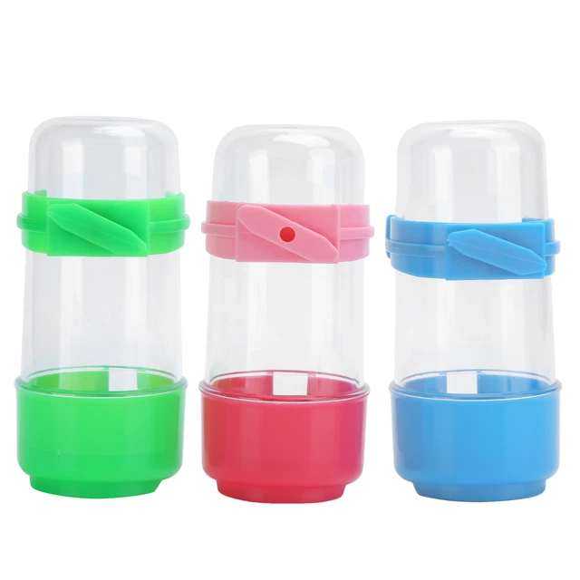 3Set Uccelli Alimentatore Automatico Bevitore D'acqua Pappagallo Alimentazio DB3