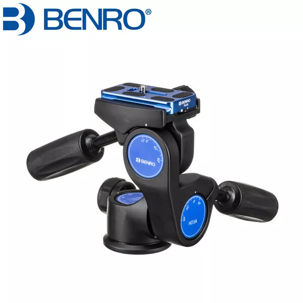 AU STOCK *Benro HD3A 3-Way Pan Head (Max Load 10kg)