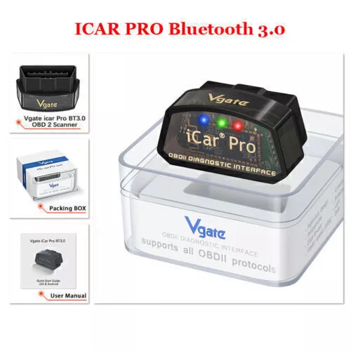 VGATE ICAR PRO Bluetooth 3.0 ELM327 OBD2 Car Diagnostic Scanner Tool For Android