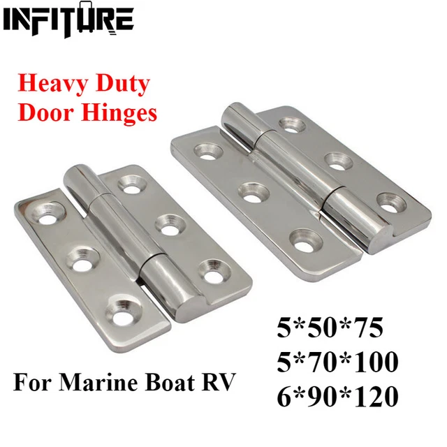 BYIT) 2Pcs Marine Hinges 3x 1.5 Inch Stainless Steel Heavy Duty Hinges 10 thumbnail image
