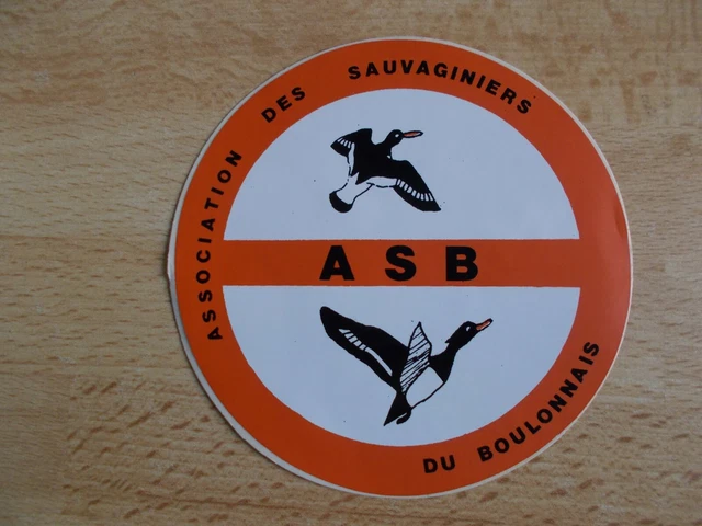 Autocollant Chasse - ASB Association Des Sauvaginiers Du Boulonnais, Neuf