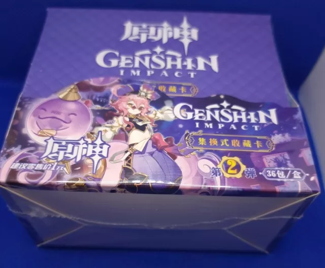 Genshin Impact | KY-SC01-01Y Goddess Story Display Booster Packs Box Waifu Cards