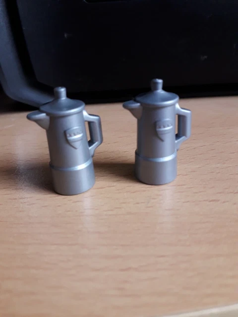 Playmobil Vaisselle Lot De 2 Cafetière Cruche Médiéval Ou Western Ou Maison Salo