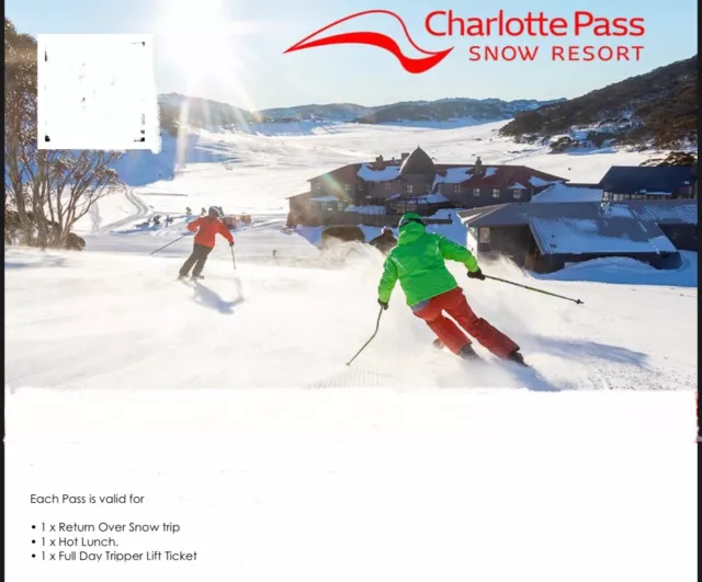 Ski Snowboard Tickets . Charlottes Pass