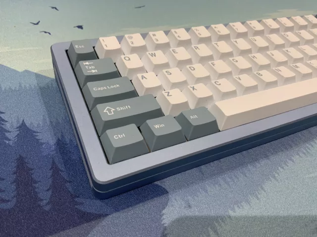 READ DESC! Custom 65% Mechanical Gaming Keyboard SK71 Akko (Clacky, Poppy)