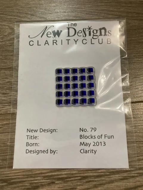 The New Designs Clarity Club - 'Blocks of Fun' Clear Stamp No. 79