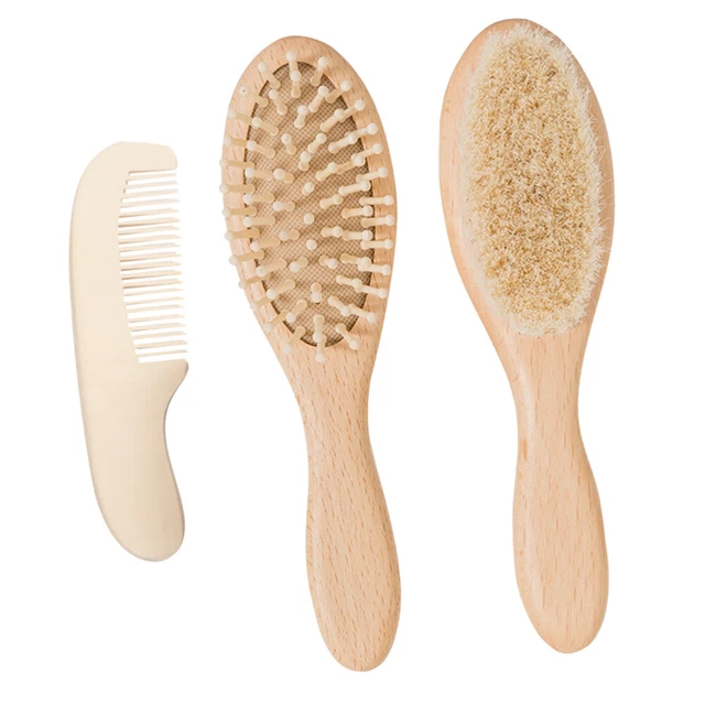 Baby Hair Brush Newborn Curly Hair Brush Detangling Brush Detangler Comb