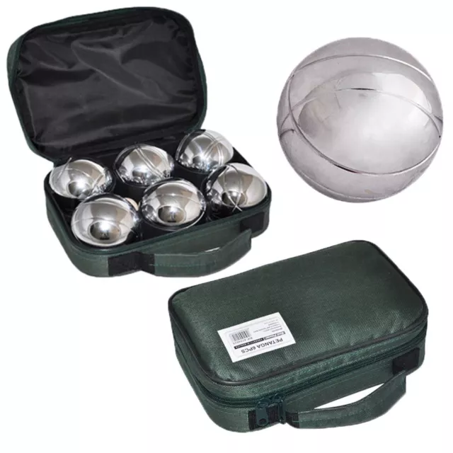 Set di Bocce 6pz con Custodia di Trasporto Morbida