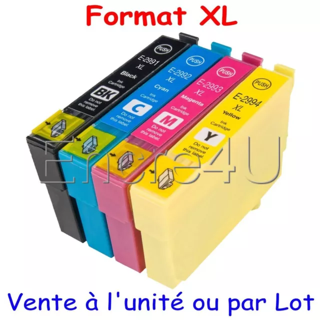 Pack cartouches d'encre compatibles non-oem Epson pour imprimantes : XP245 XP247