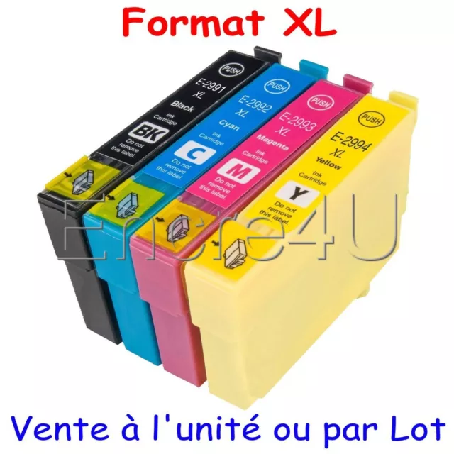 Set de 10 cartouches d'encre compatible T29 XL non oem Epson pr imprimante XP247
