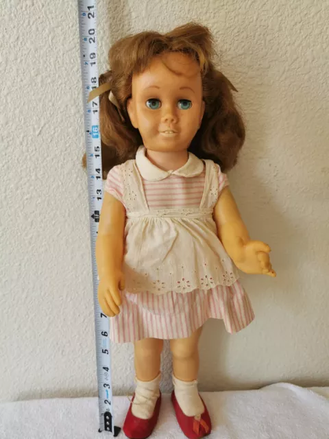 Vintage Mattel Chatty Cathy Baby Doll Soft Face Blonde SEE VIDEO 1962 CANADA