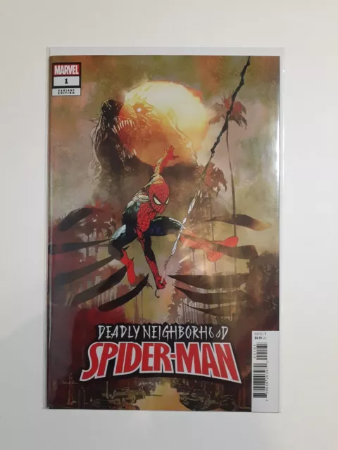Marvel Comics Deadly Neighborhood Spider-Man #1 (2022) 1:50 Bill Sienkiewicz...