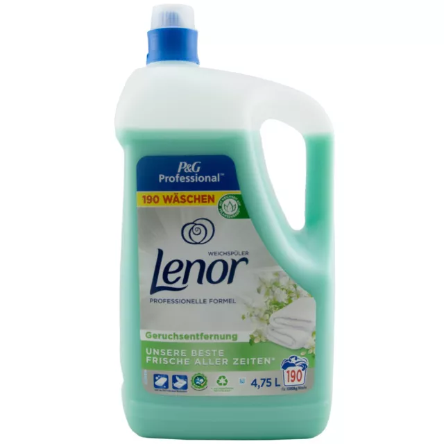 Lenor Adoucissant Professional Odor Removal 1 x 4.75 Liters = 190WL P&g