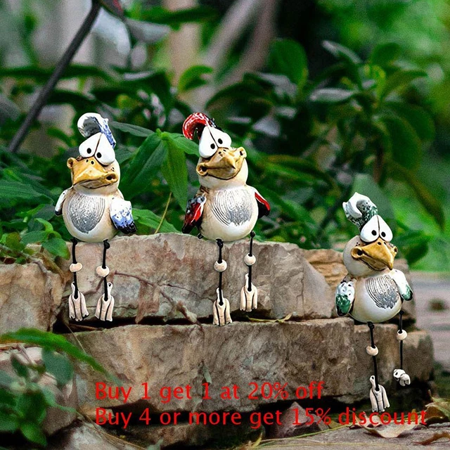 Courtyard Chicken Decoration Garden Statues Backyard Decoration Funny Chicken