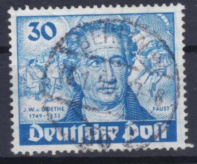 Berlin Goethe 30 Pf Michel Nr. 63  Gestempelt € 50,-- Vollstempel