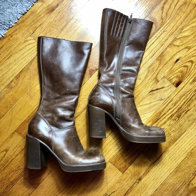 Vintage steve deals madden platform boots