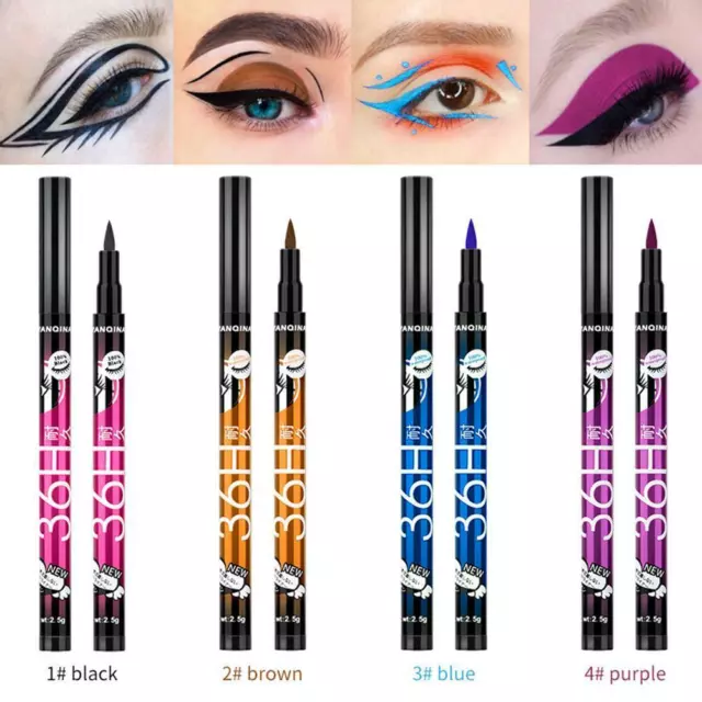 Black 36H Waterproof Pen Precision Liquid Eyeliner Eye Liner Makeup