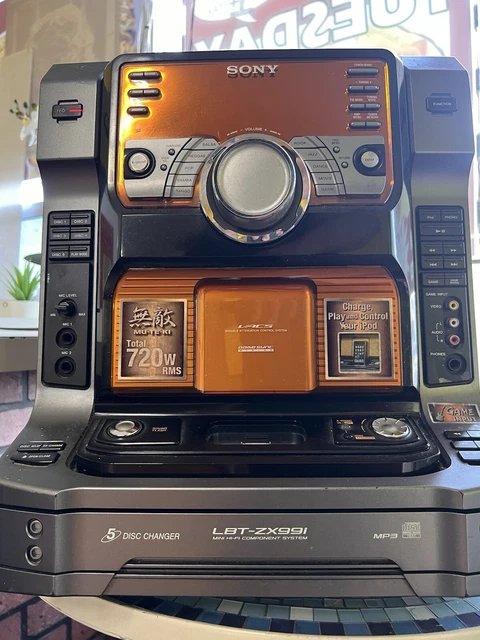 SONY STEREO LBT Zx99I Muteki 720W Hi Fi Stereo 4 Speaker SONY STEREO LBT Zx99I Muteki 720W Hi Fi Stereo 4 Speaker