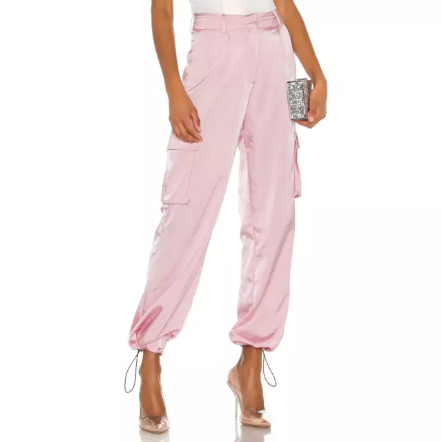 Superdown Seleste Drawstring Jogger Pant in Pink NWT Size Small