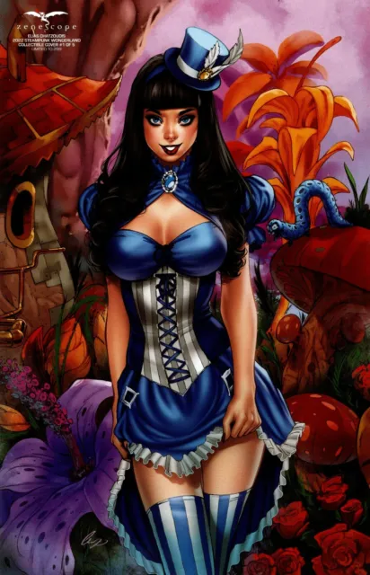 Robyn Hood Hellsire 2022 Steampunk Wonderland Collectible Cover 1 Of 5 Ltd 299