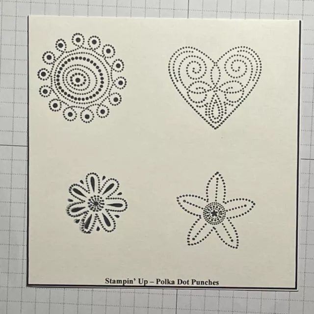 Stampin' Up! - Polka Dot Punches cling stamp set