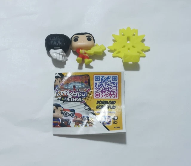 Supereroi Dc Funko Pop-Shazam Portatelefono+ Cartina Vt282 Kinder Joy 2023/24